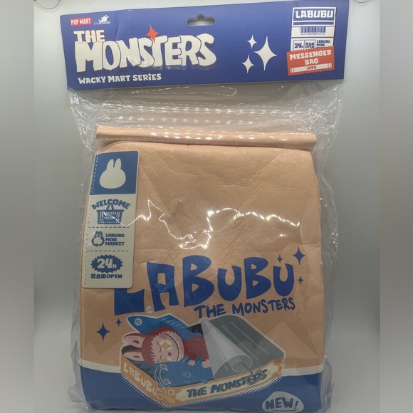 Pop Mart Labubu The Monsters Wacky Mart Series Messenger Bag Authentic - Picture 5 of 11